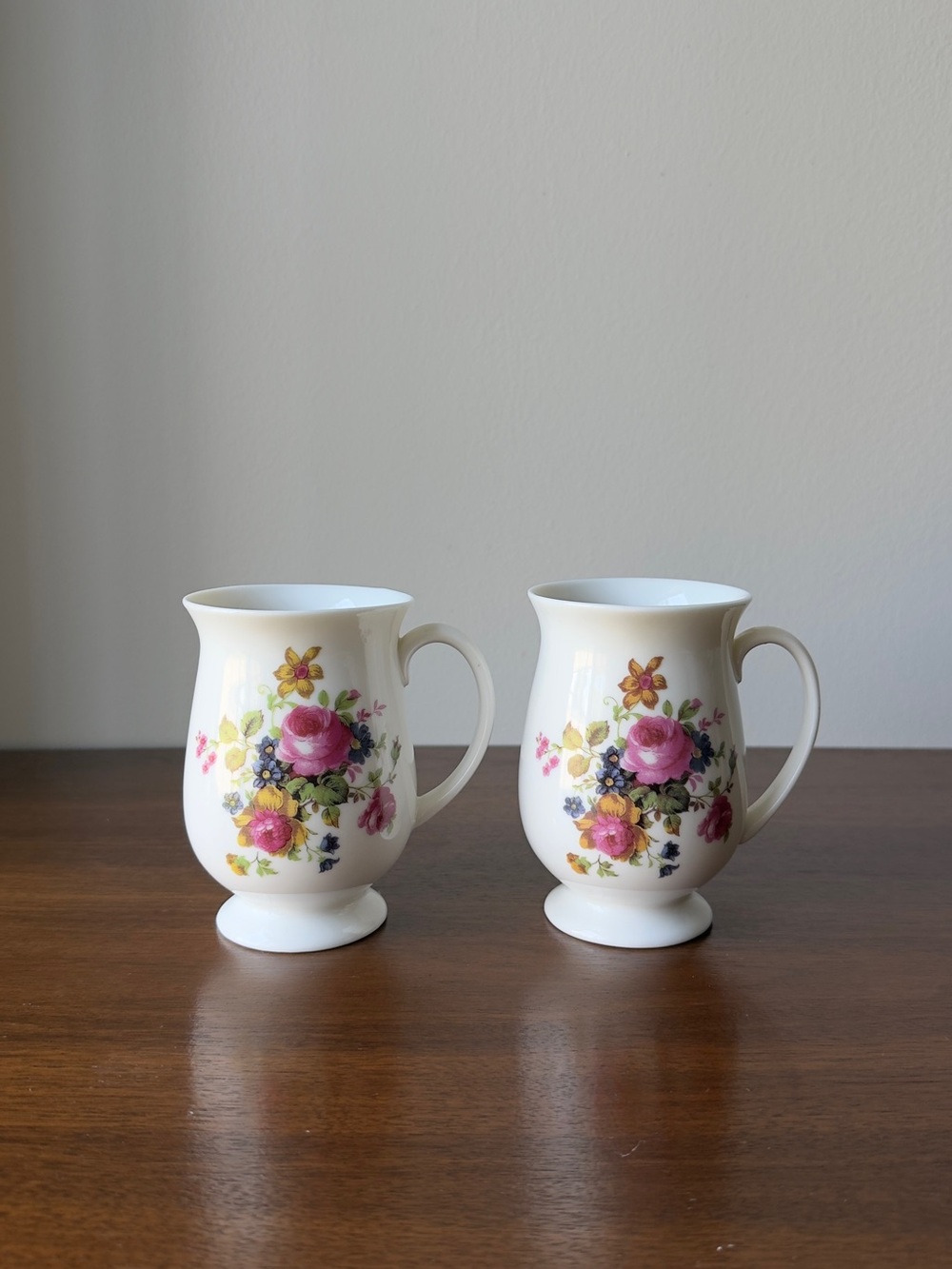 Pair of royal oak mugs